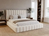 Polsterbett mit Bettkasten und Lattenrost 160x200 Rotto Creme