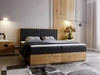 Boxspringbett mit Bettkasten 180x200 Forest Anthrazit