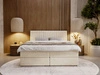 Boxspringbett mit Bettkasten 180x200 Marbella Beige