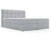 Boxspringbett mit Bettkasten 180x200 Maison Grau