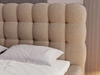 Polsterbett mit Bettkasten und Lattenrost 140x200 Twist Braun