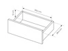 Couchtisch mit Stauraum Sorano Beige