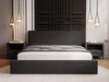 Polsterbett mit Bettkasten und Lattenrost 120x200 Monaco Dunkelgrau