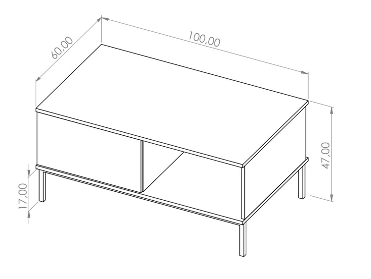 Wohnzimmerset Soroko Hickory