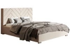 Polsterbett mit Bettkasten und Lattenrost 180x200 Toreto Beige
