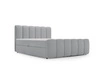 Boxspringbett mit Bettkasten 180x200 Cloud Grau