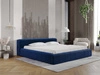 Polsterbett mit Bettkasten und Lattenrost 160x200 Lipari Blau