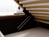 Polsterbett mit Bettkasten und Lattenrost 120x200 Mellow Braun