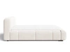 Polsterbett mit Bettkasten und Lattenrost 160x200 Aubi Creme