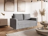 Schlafsofa mit Bettfunktion und Bettkasten Castelo Grau