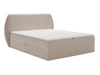 Boxspringbett mit Bettkasten 160x200 Bogota Beige