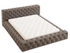 Polsterbett mit Bettkasten und Lattenrost 160x200 Palini Braun
