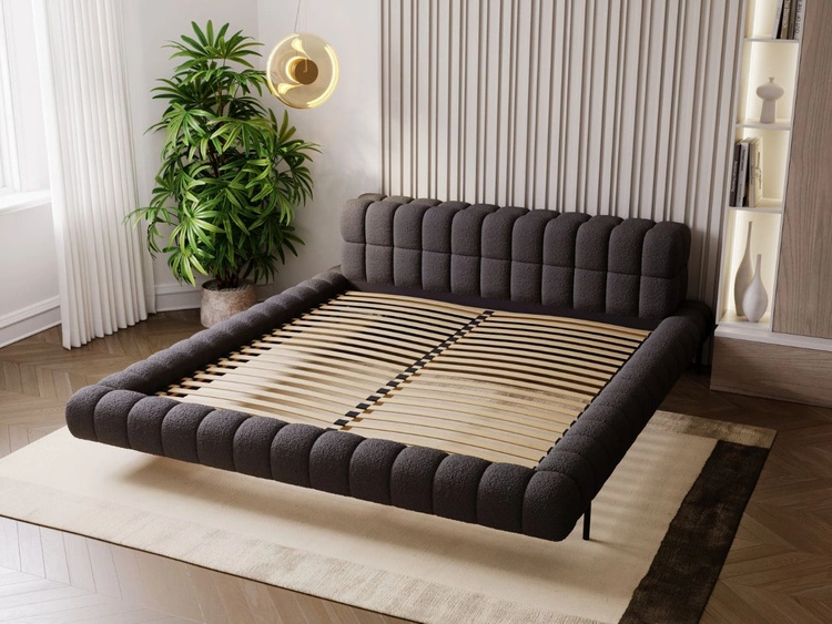 Polsterbett mit Lattenrost 140x200 Imagine Schwarz