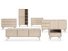 Nachttisch mit Schublade Modena Beige