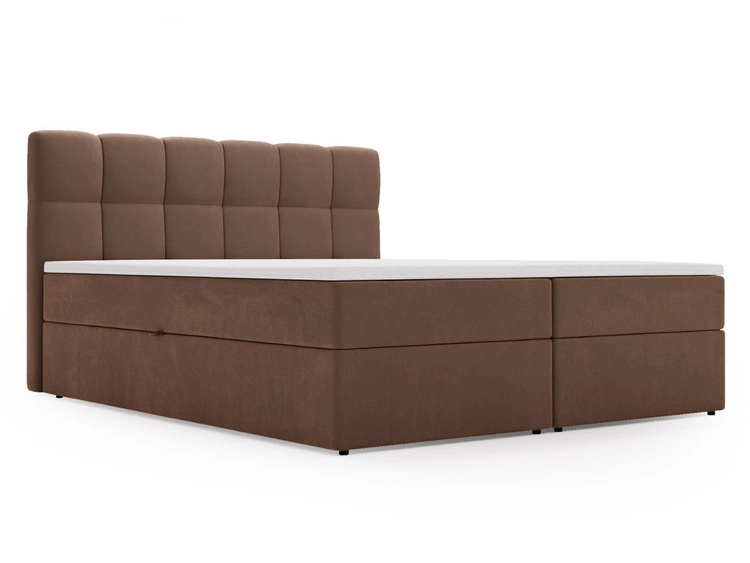 Boxspringbett mit Bettkasten 140x200 Maison Braun