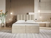 Boxspringbett mit Bettkasten 160x200 Cascada Beige