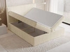 Boxspringbett mit Bettkasten 200X200 Brisa Beige