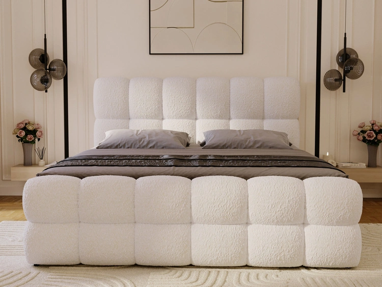 Boxspringbett mit Bettkasten 180x200 Modo Beige