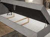 Boxspringbett mit Bettkasten 140x200 Hera Dunkelgrau