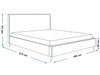 Polsterbett mit Lattenrost 160x200 Grenada Creme