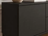 Kommode mit Türen und Schubladen Soroko Schwarz