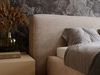 Polsterbett mit Bettkasten und Lattenrost 140x200 Monza Beige