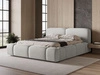 Polsterbett mit Bettkasten und Lattenrost 180x200 Aubi Grau