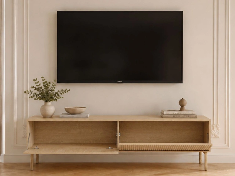 TV-Lowboard mit Türen 187 Gradimento Eiche Cremona