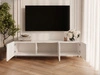 TV-Lowboard mit Türen 150 cm Kioto Weiß matt