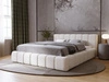 Polsterbett mit Bettkasten und Lattenrost 180x200 Orio Beige