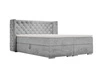 Boxspringbett mit Bettkasten 140x200 Lion Grau