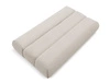 Schlafsofa mit verstellbarer Rückenlehne, Schlaffunktion und Bettkasten Figo Beige