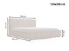 Polsterbett mit Bettkasten und Lattenrost 120x200 Smile Schwarz