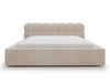 Polsterbett mit Bettkasten und Lattenrost 180x200 Plaza Beige