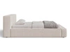 Polsterbett mit Bettkasten und Lattenrost 180x200 Mali Beige