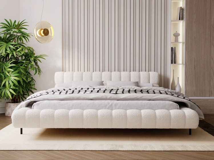 Polsterbett mit Lattenrost 160x200 Imagine Beige