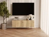 TV-Lowboard mit Türen 100 cm Kioto Artisan Eiche