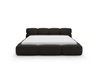 Polsterbett mit Bettkasten und Bettrost 140x200 Sweet Low Schwarz