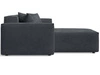 Ecksofa L-Form Links Arizona Dunkelgrau