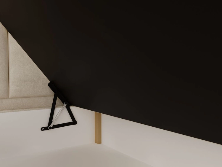 Boxspringbett mit Bettkasten 200x200 Cloud Beige