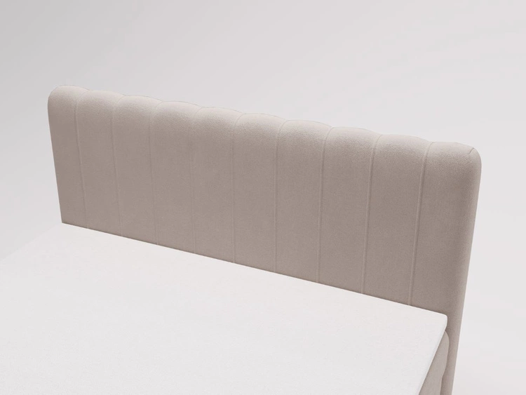 Boxspringbett mit Bettkasten 140x200 Osteno Beige