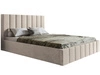 Polsterbett mit Bettkasten und Lattenrost 140x200 Siena Beige
