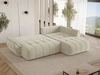 Ecksofa L-Form mit Schlaffunktion und Bettkasten Genoa Beige
