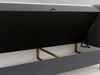 Boxspringbett mit Bettkasten 160x200 Primavera Dunkelgrau