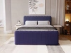 Boxspringbett mit Bettkasten 160x200 Osteno Dunkelblau