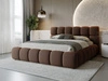 Polsterbett mit Bettkasten und Lattenrost 180x200 Modo Braun