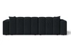 Ecksofa L-Form Links Nork Schwarz