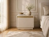 Nachttisch mit Schublade Roland Beige