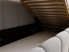 Jugendbett Einzelbett mit Bettkasten und Lattenrost 90x200 Cloud One Grau