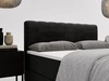 Boxspringbett mit Bettkasten 120x200 Forte Schwarz